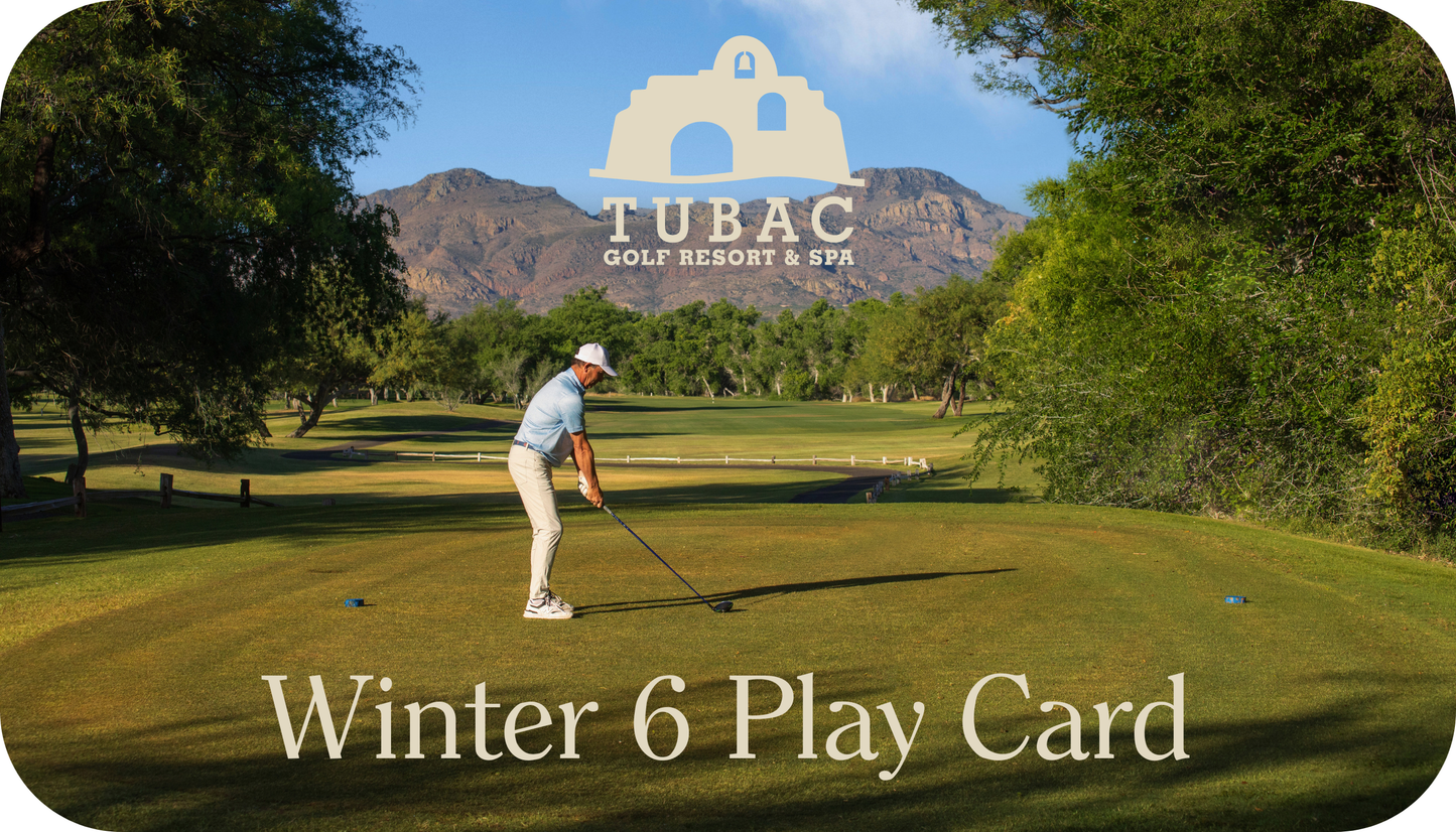 Tubac Golf Resort Winter Golf Card - 6 Play